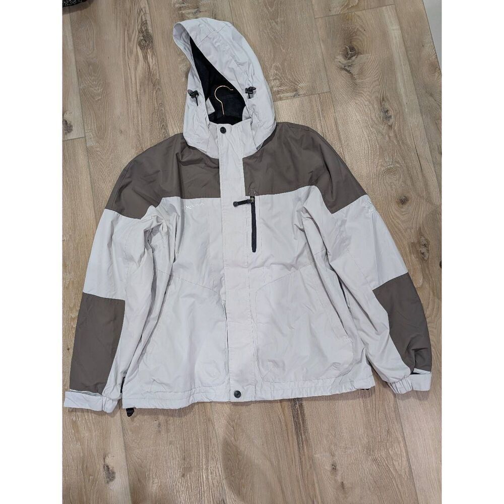 ZeroXposur Men’s Large Ski Jacket Winter Coat Removable Hood Gray Colorblock - Picture 3 of 16